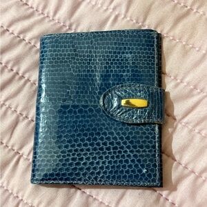 Blue Snakeskin Key Holder